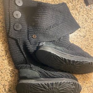 Tall Ugg cardy button boots